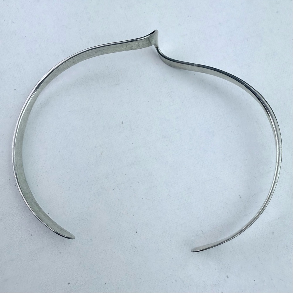 STERLING SILVER Twist Cuff Bracelet